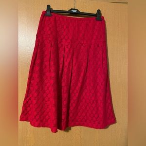 Talbot’s Red Skirt Size 2